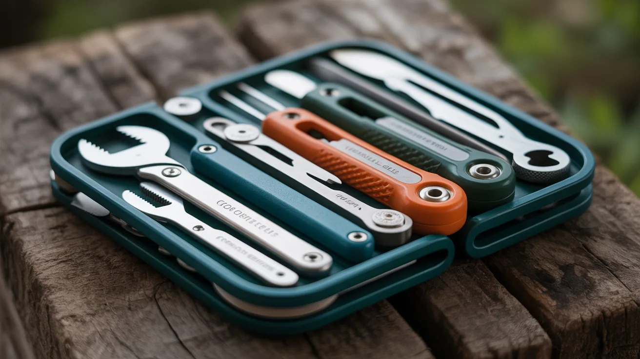 Compact multi-functional camping tool set for outdoor adventures