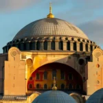 Hagia Sophia's majestic dome and intricate architecture in Istanbul