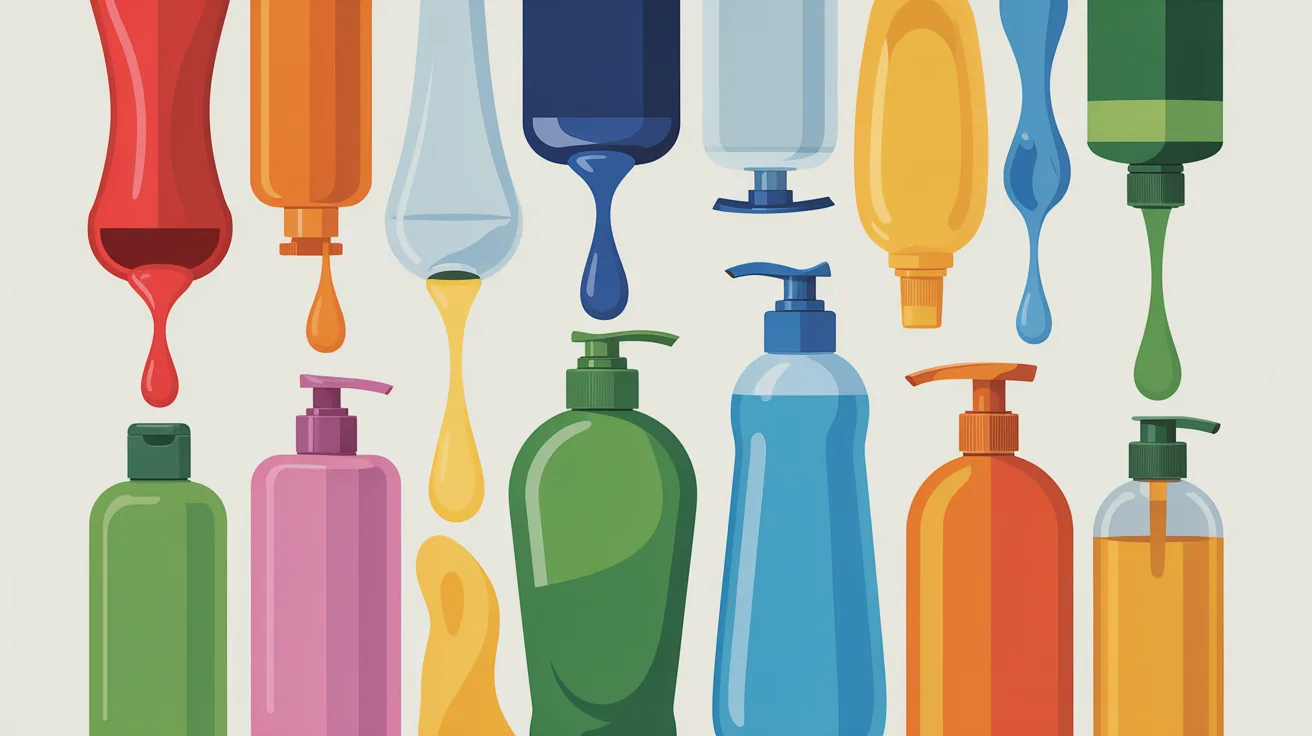 Various liquids illustrating what counts as liquid at airport security
