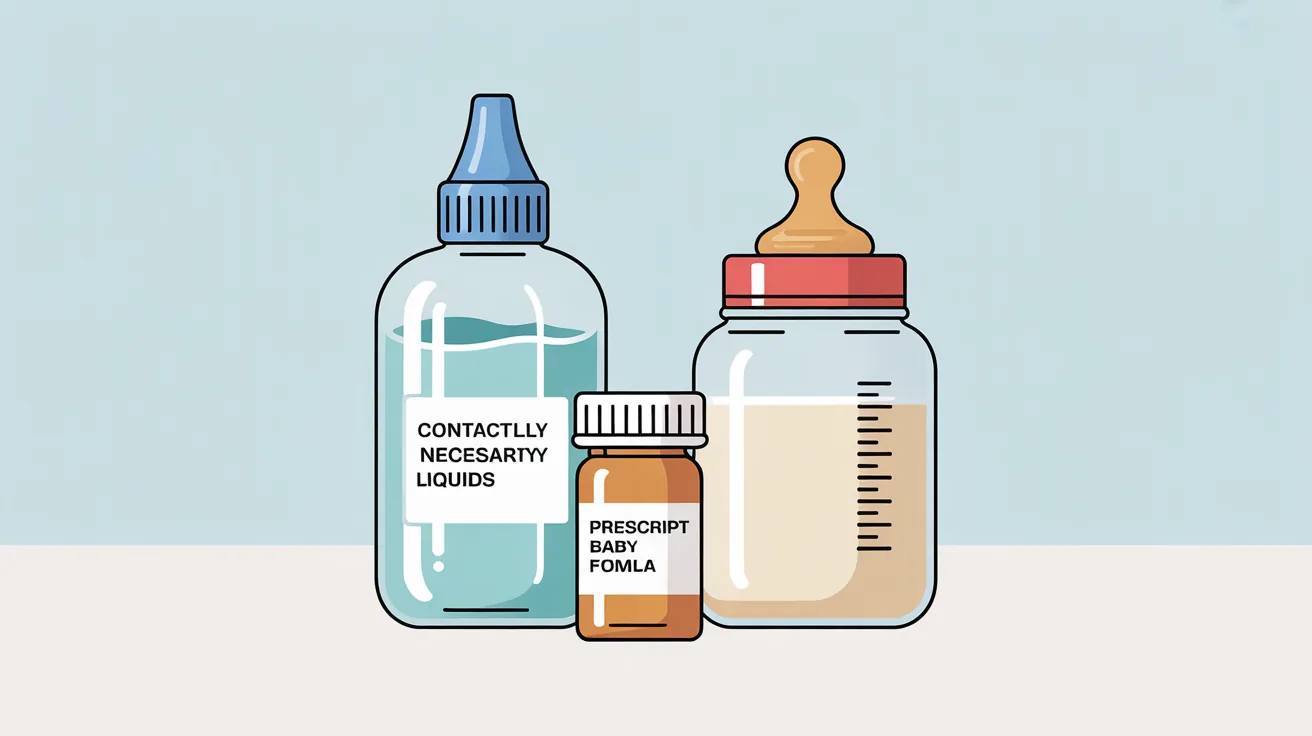 Medically necessary liquids exempt from 3-1-1 rule