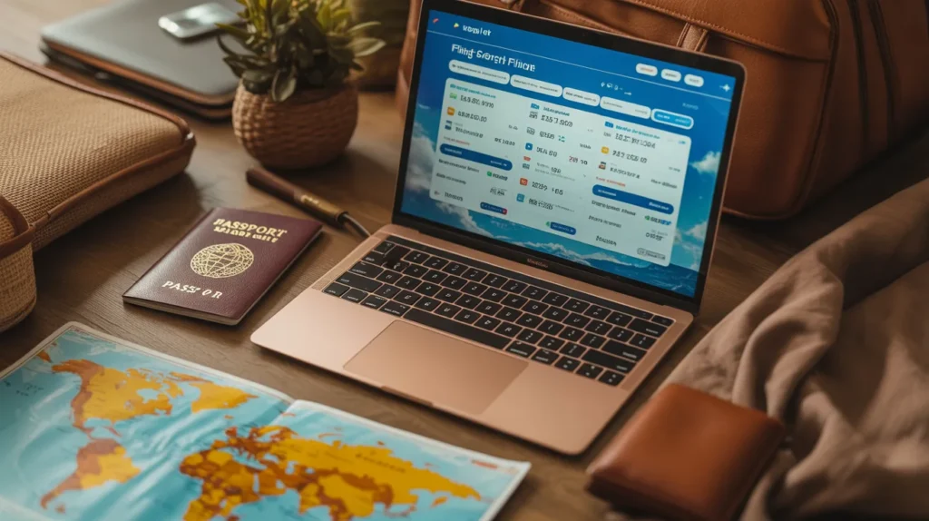 Travel essentials and a flight search engine focusing on cheapest flights